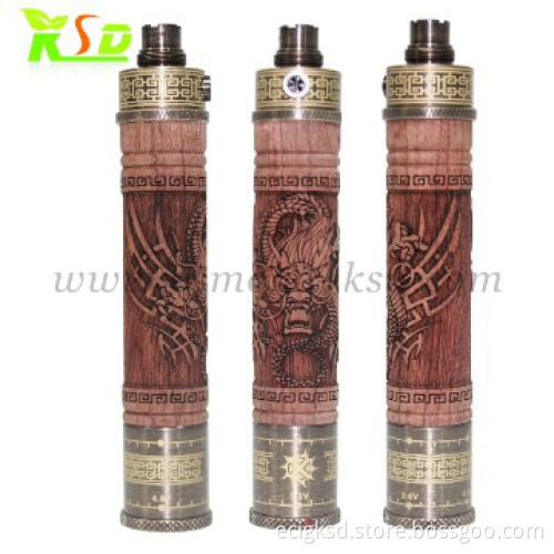 China hot sell Oringial KSD wood battery kit x-fire of Vapor Cigarette